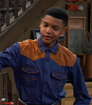 Bill's cowboy embroidered shirt on Bunkd