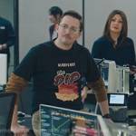 Black buy the dip graphic tee on Billions