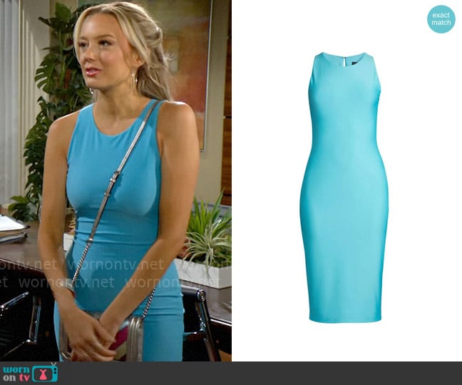 Black Halo Hudson Dress worn by Abby Newman (Melissa Ordway) on The Young and the Restless