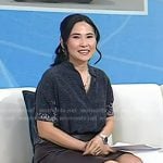 Vicky’s black leopard shirt on Today