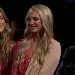 Brooklyn Willie’s pink two-tone dress on The Bachelorette