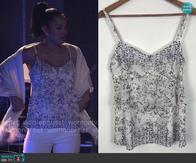 Cabi On The Clock Tiered Cami worn by Gina (Sofia Wylie) on High School Musical The Musical The Series