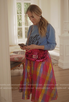 Carrie's Sparkly Fendi Bag in And Just Like That