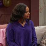 Chanel’s purple shirt on Days of our Lives