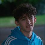 Charlie’s blue Adidas hoodie on Heartstopper