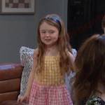 Charlotte’s gingham check dress on Days of our Lives