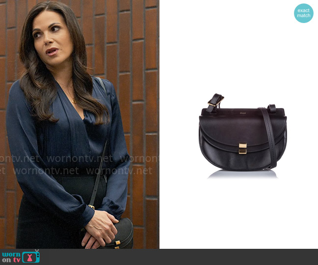 Chloe Georgia Crossbody Bag worn by Lisa Trammell (Lana Parrilla) on The Lincoln Lawyer