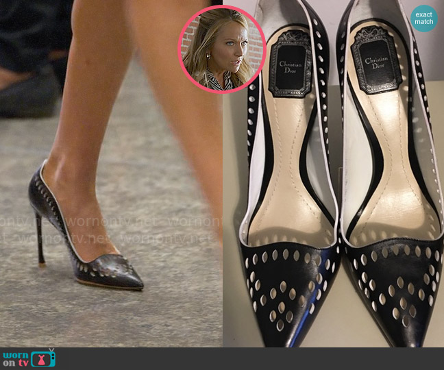 Christian Dior Verso Laser Cut Pumps worn by Lorna Crane (Becki Newton) on The Lincoln Lawyer