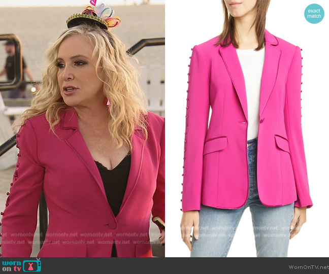 WornOnTV: Shannon’s pink button sleeve blazer on The Real Housewives of ...