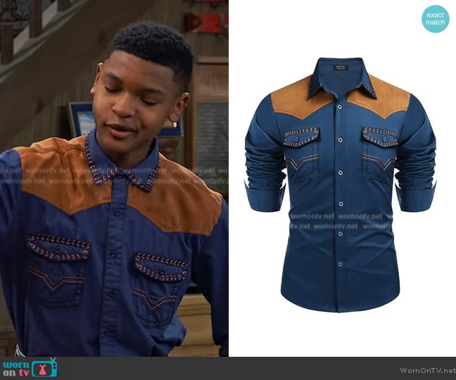 WornOnTV: Bill’s cowboy embroidered shirt on Bunkd | Alfred Lewis ...