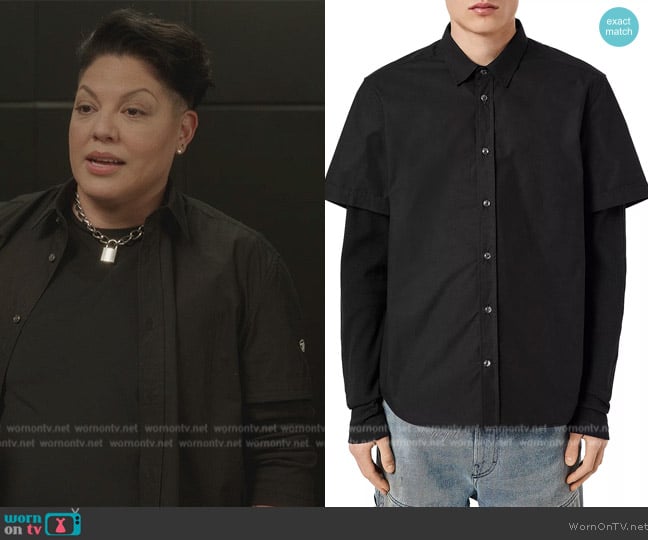 Diesel Marley Shirt worn by Che Diaz (Sara Ramirez) on And Just Like That