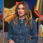 Ellison Barber’s denim dress on NBC News Daily