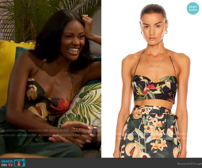 Fe Noel Isle Of Spice Bralette worn by Charity Lawson on The Bachelorette