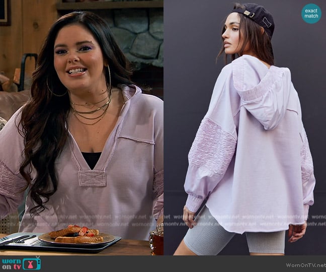 Free People Movement Spin Pullover worn by Lou Hockhauser (Miranda May) on Bunkd