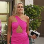 Gina’s pink cutouts dress on The Real Housewives of Orange County