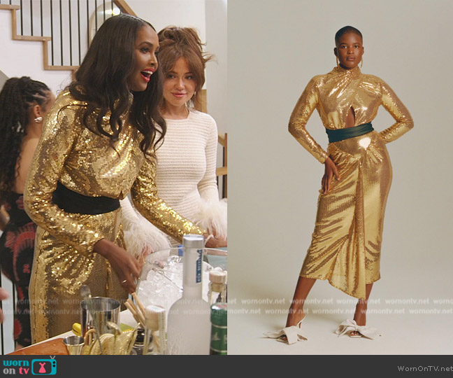 Harbison Studio Resort 2023 Collection worn by Ubah Hassan on The Real Housewives of New York City