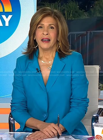 Hoda’s blue blazer on Today