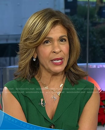 Hoda’s diamond drop earrings on Today