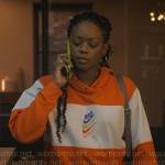 Izzy’s orange Nike hoodie on The Lincoln Lawyer