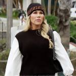 Jennifer’s black mixed media top on The Real Housewives of Orange County