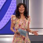 Julie’s floral print ruffle dress on Big Brother