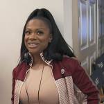 Kandi’s gg logo jacket on The Real Housewives of Atlanta