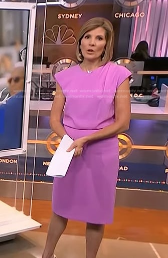 Kate’s pink cap sleeve dress on NBC News Daily