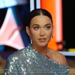 Katy Perry’s sequin asymmetric dress on Good Morning America