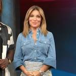 Kit’s denim shirt on Access Hollywood