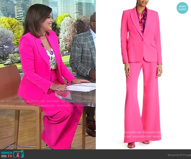 L'Agence Chamberlain Blazer worn by Chloe Melas on Today