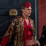 Loe’s leopard robe on Days of our Lives