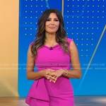 Leslie Lopez’s pink sheath dress on Good Morning America