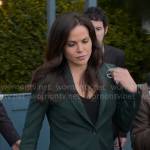 Lisa’s green suit on The Lincoln Lawyer