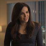 Lisa’s navy striped top on The Lincoln Lawyer