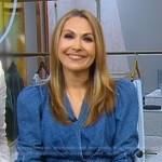 Lori’s denim peplum top on Good Morning America