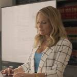 Lorna’s white checked blazer on The Lincoln Lawyer