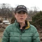 Maggie Vespa’s green puffer jacket on NBC News Daily