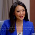 Nancy Chen’s blue blazer on CBS Mornings