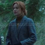 Nancy’s herringbone coat on Nancy Drew