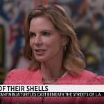 Natalie Morales’ pink puff shoulder cardigan on CBS Mornings