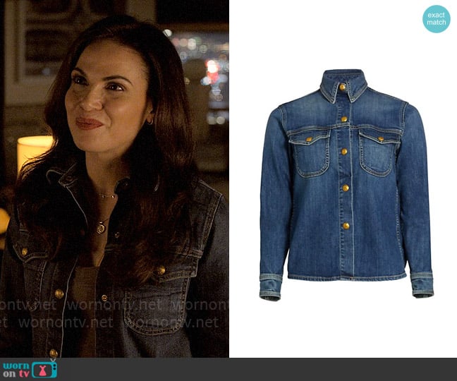 Nili Lotan Olympe Jacket worn by Lisa Trammell (Lana Parrilla) on The Lincoln Lawyer