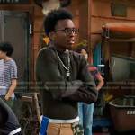 Noah’s colorblock camo cargo pants on Bunkd