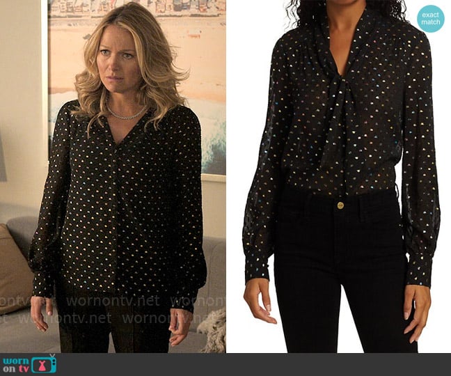 Paige Cleobella Blouse worn by Lorna Crane (Becki Newton) on The Lincoln Lawyer