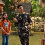 Parker’s tiger floral print bomber jacket and pants on Bunkd