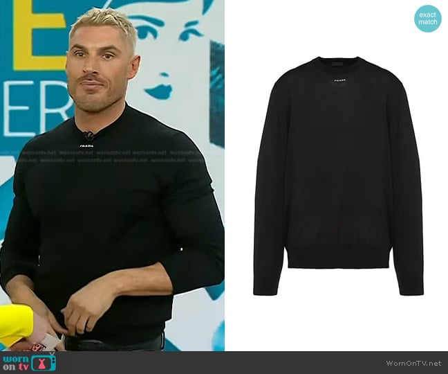 Prada Superfine Wool Sweater worn by Chris Appleton on Today