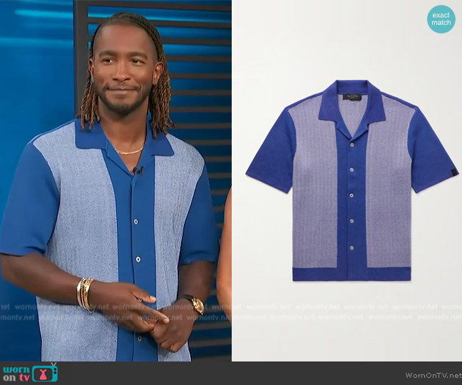 WornOnTV: Scott’s blue button down shirt on Access Hollywood | Scott ...