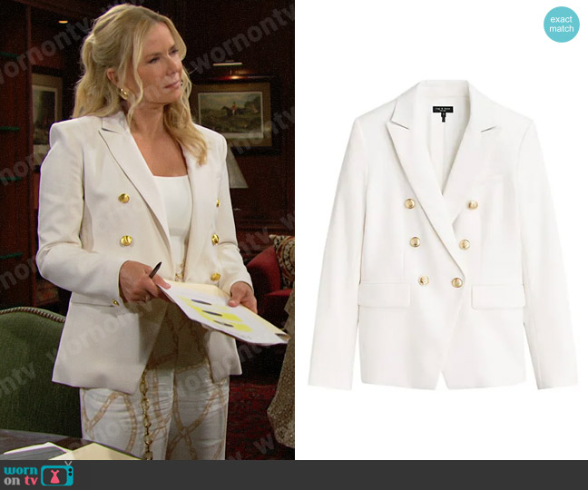 Rag and Bone Preston Jacket worn by Brooke Logan (Katherine Kelly Lang) on The Bold and the Beautiful