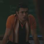 Reggie’s orange stripe polo on Riverdale