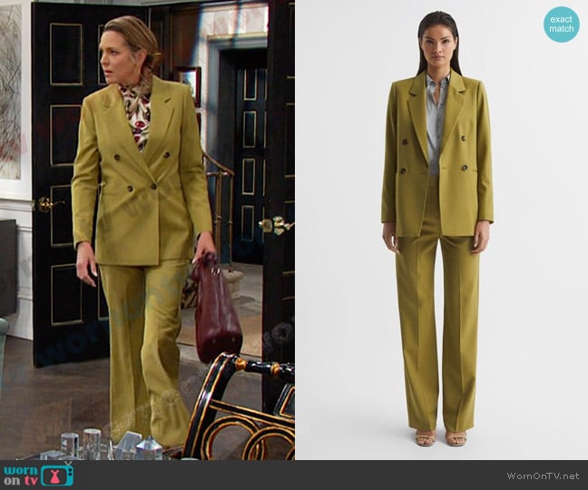 Reiss Iris Double Breasted Blazer and Trousers worn by Nicole Walker (Arianne Zucker) on Days of our Lives