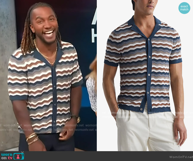 WornOnTV: Scott’s striped shirt on Access Hollywood | Scott Evans ...